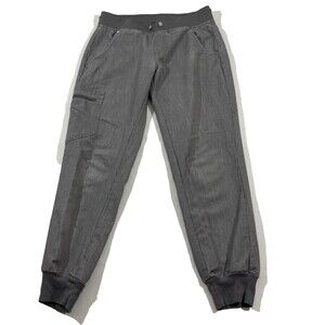 Figs Pants Womens Petite Gray Zamora Jogger Scrub W18SW2005P Uniform Medical XS